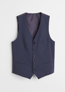 H&M H & M - Slim Fit Suit Vest - Blue