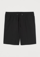 H&M H & M - Slim Fit Tailored Shorts - Black