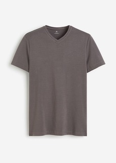 H&M H & M - Slim Fit V-neck T-shirt - Gray