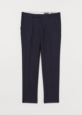 H&M H & M - Slim Fit Wool Suit Pants - Blue