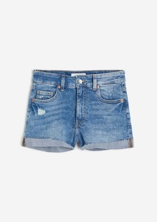 H&M H & M - Slim Regular Denim Shorts - Blue