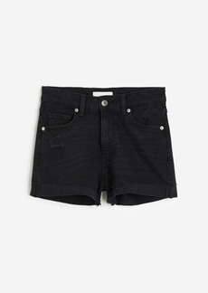 H&M H & M - Slim Regular Denim Shorts - Gray