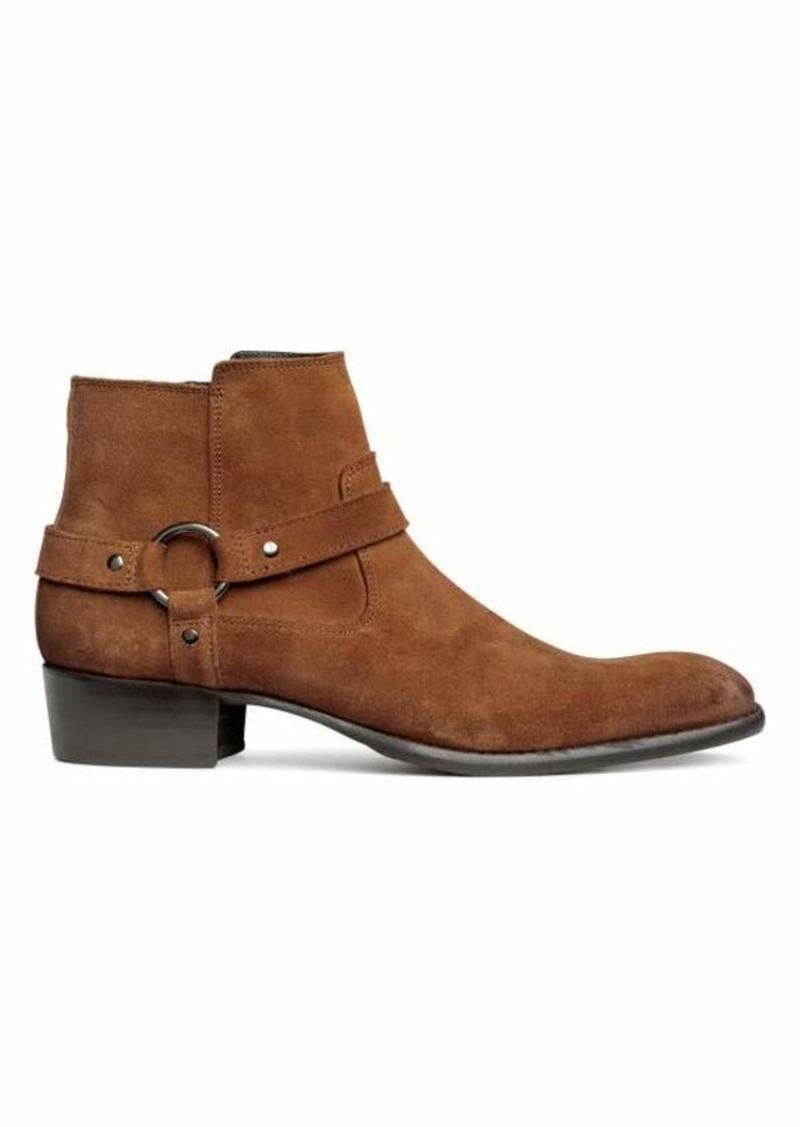 h and m suede boots