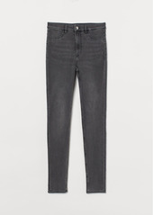 H&M H & M - Super Skinny High Jeans - Gray