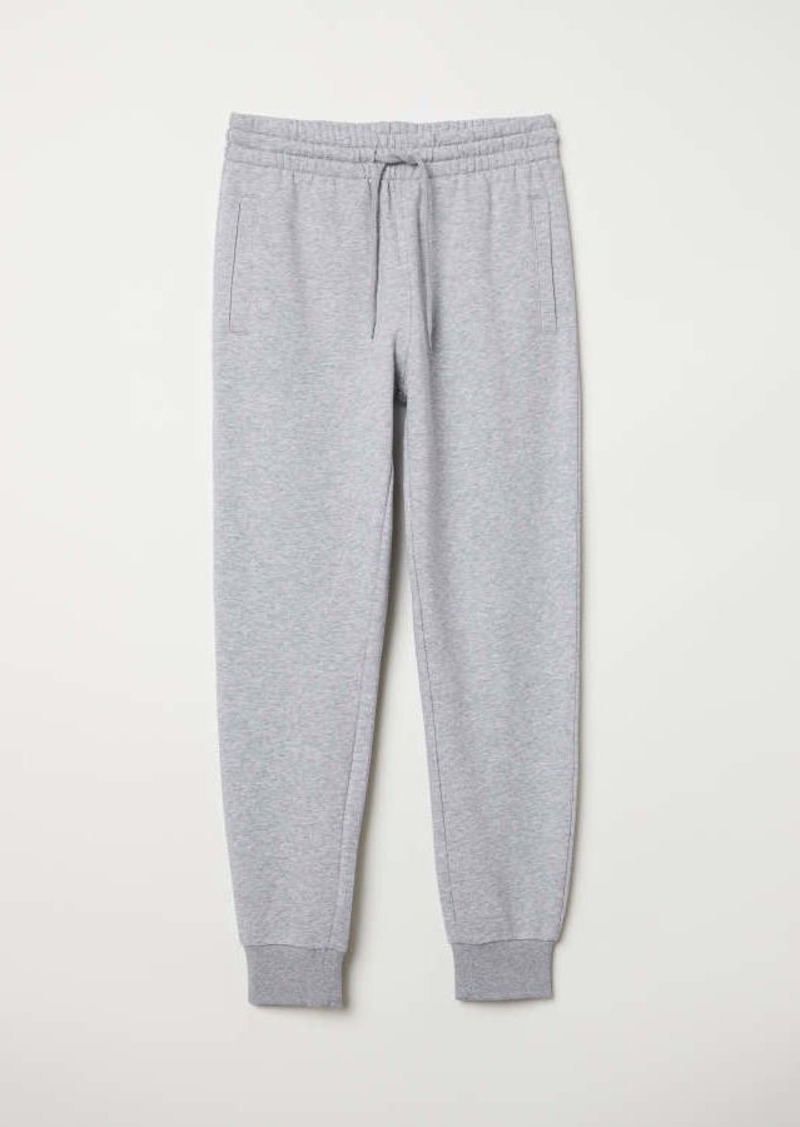 light gray sweats