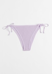H&M H & M - Tie Bikini Bottoms - Purple