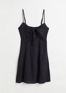 H&M H & M - Tie-detail Cut-out Dress - Black