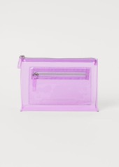 H&M H & M - Transparent Makeup Bag - Purple