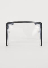 H&M H & M - Transparent Toiletry Bag - Black