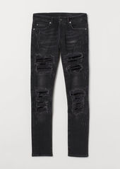 H&M H & M - Trashed Skinny Jeans - Gray