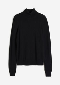 H&M H & M - Turtleneck Sweater - Black