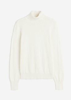 H&M H & M - Turtleneck Sweater - White
