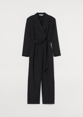 H&M H & M - Tuxedo Jumpsuit - Black