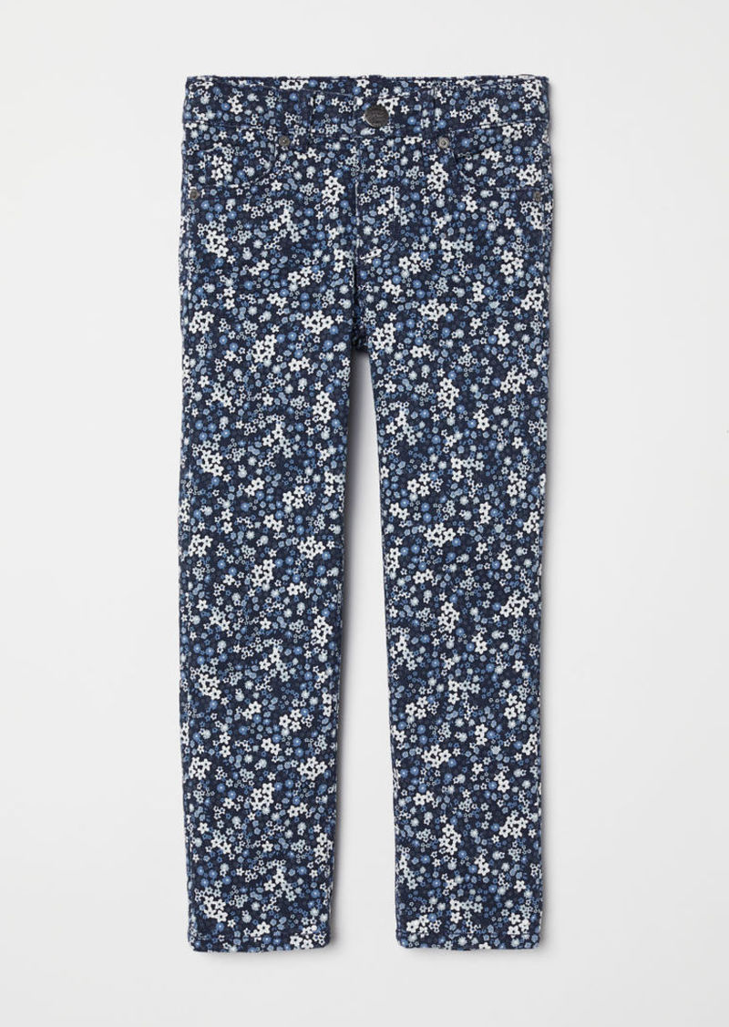 H&M H & M - Twill Pants - Blue | Bottoms