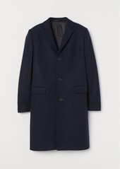 H&M H & M - Wool-blend Coat - Blue