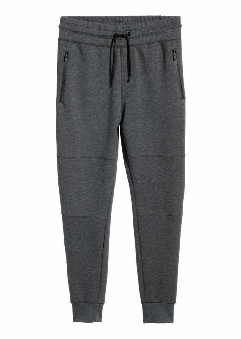 h&m joggers black