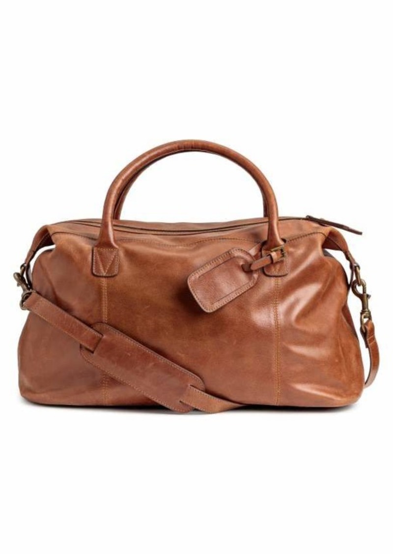 h and m leather bag