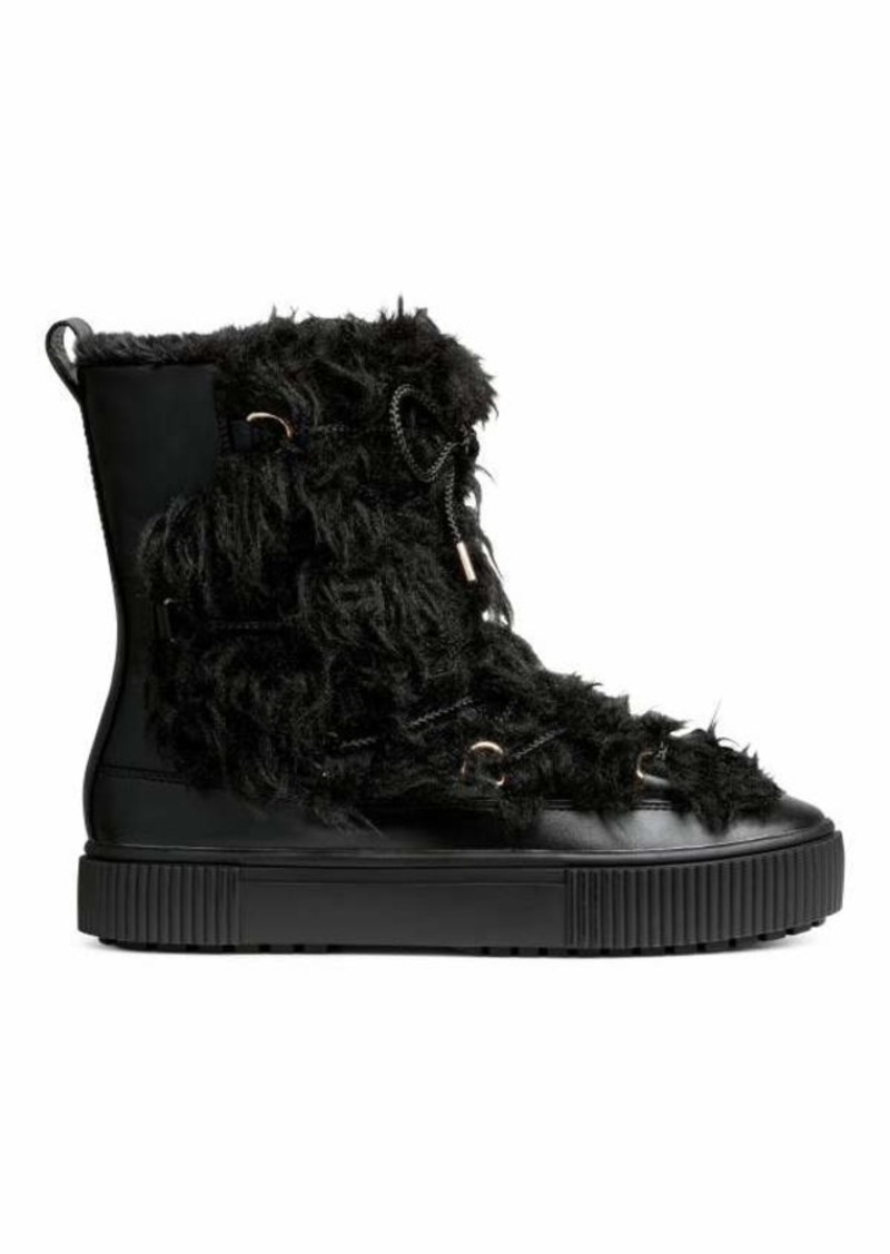 H \u0026 M - Pile-lined Boots - Black 