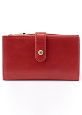 Hobo International HOBO Buck Leather Continental Wallet in Brick at Nordstrom