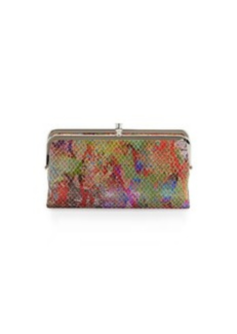Hobo International Hobo Lauren Snake-Print Leather Wallet, Abstract Exotic | Handbags