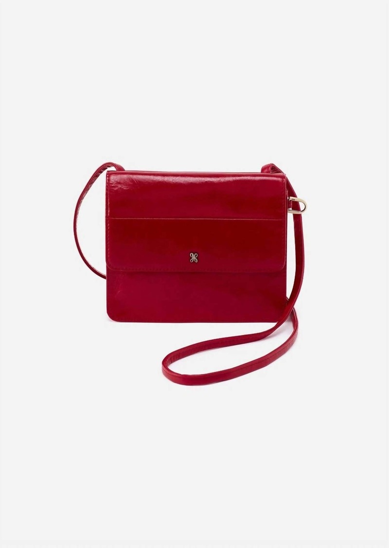 Hobo International Jill Wallet Crossbody Bag In Crimson