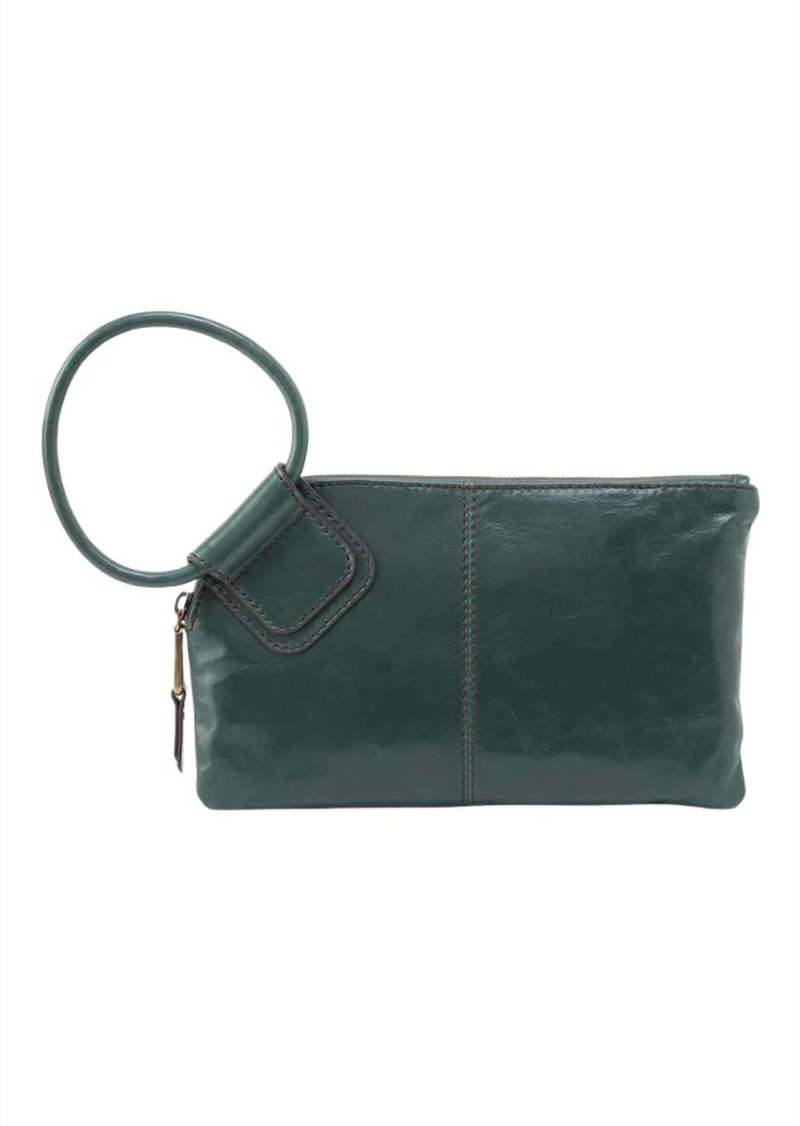 Hobo International Sable Wristlet In Sage Leaf