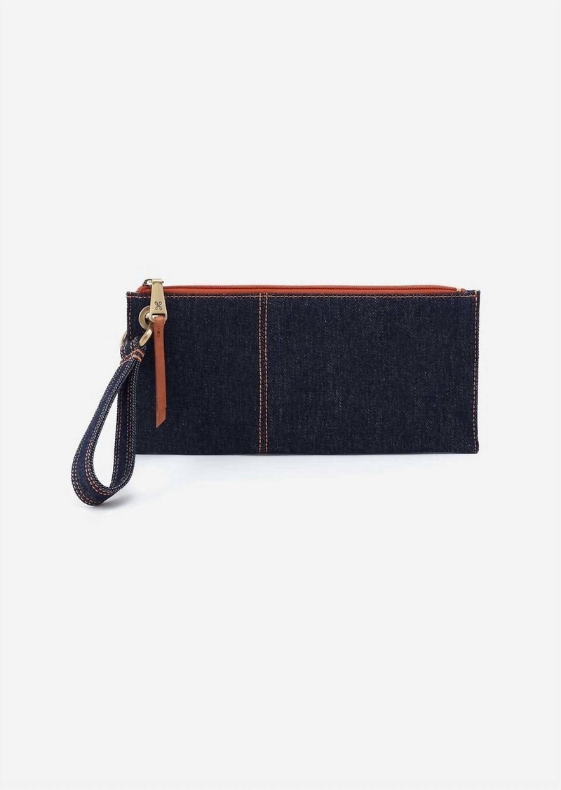 Hobo International Vida Wristlet In Dark Denim