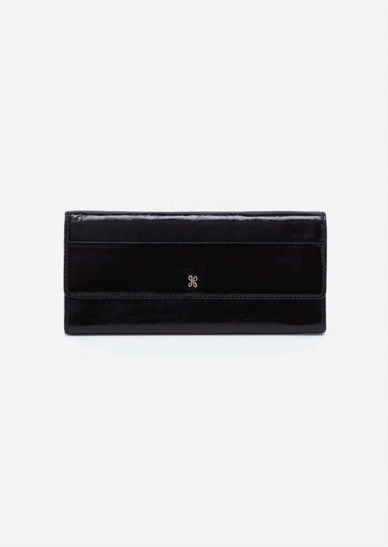 Hobo International Women's Jill Large Trifold Wallet In Black