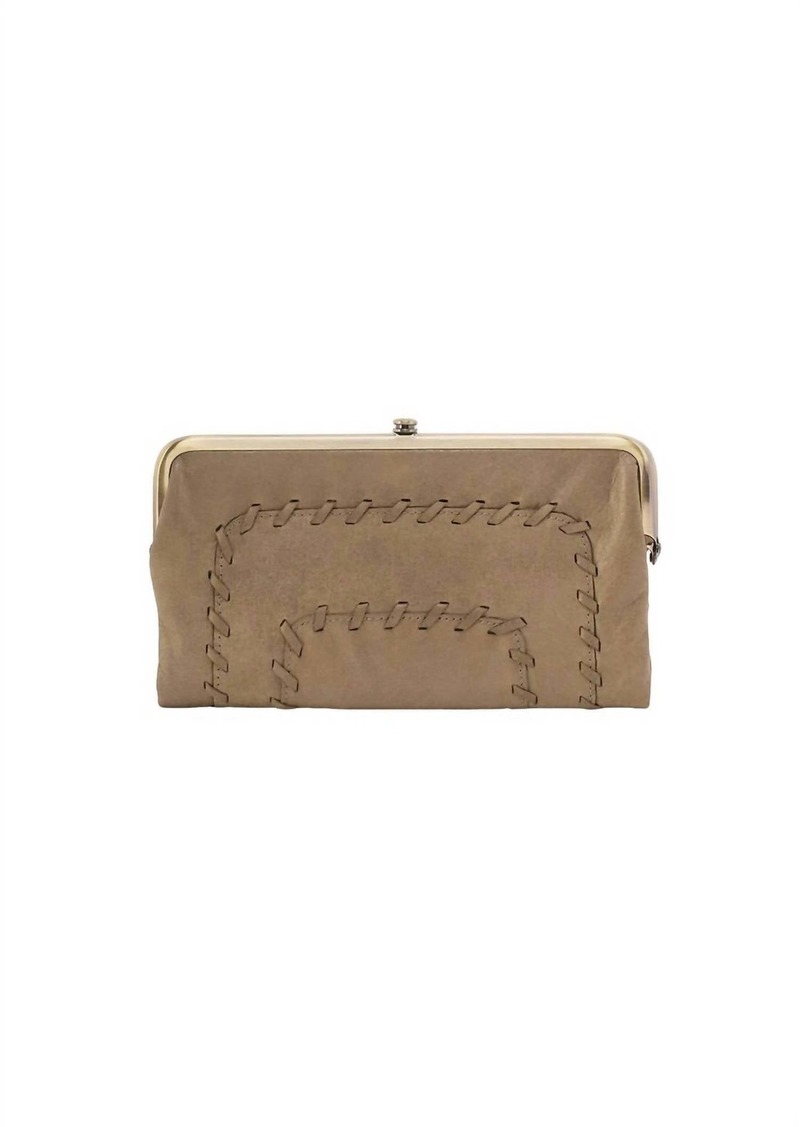 Hobo International Women's Lauren Clutch Wallet In Burnished Sage