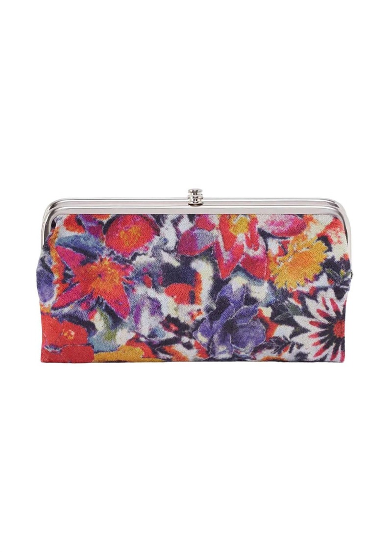 Hobo International Women's Lauren Clutch Wallet In Poppy Floral