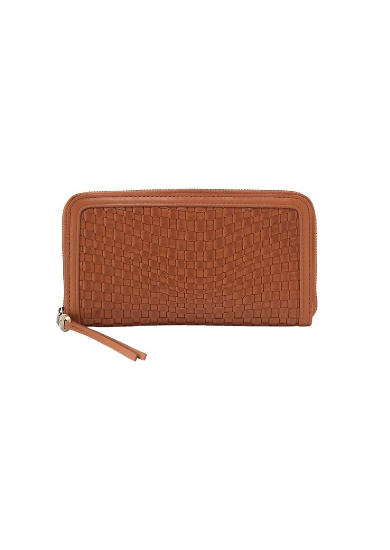 Hobo International Women's Nila Large Zip Around Wallet In Wheat