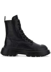 Hogan Anfibio leather lace-up boots