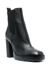 Hogan elasticated-panel ankle leather boots