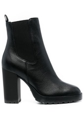 Hogan elasticated-panel ankle leather boots