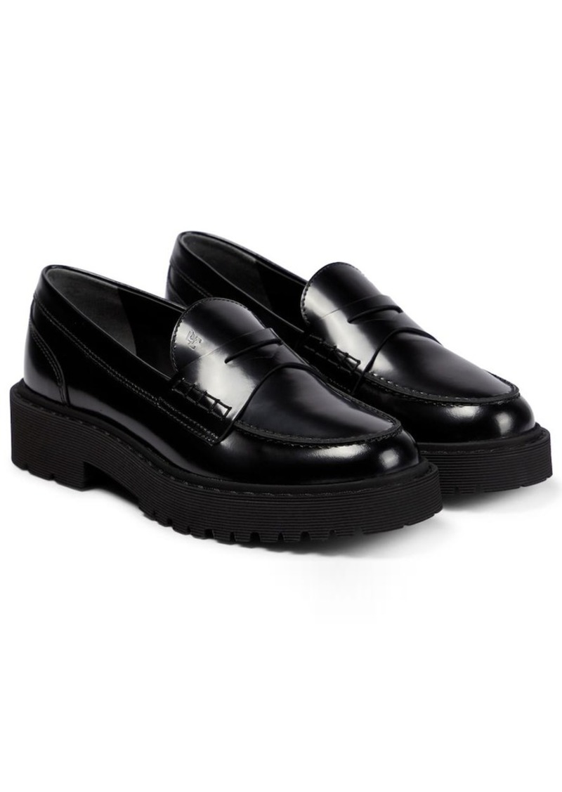Hogan H543 leather loafers
