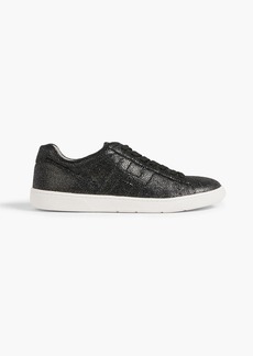 HOGAN - Brushed-leather sneakers - Black - EU 35