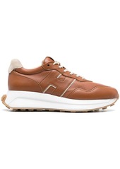 Hogan leather lace-up sneakers