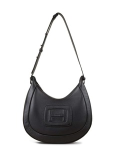 Hogan logo-embossed leather shoulder bag