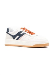 Hogan logo-patch low-top sneakers