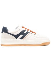 Hogan logo-patch low-top sneakers