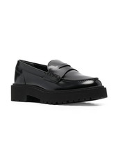 Hogan platform penny loafers