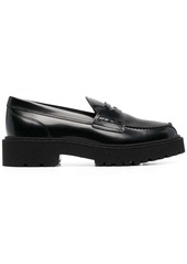 Hogan platform penny loafers