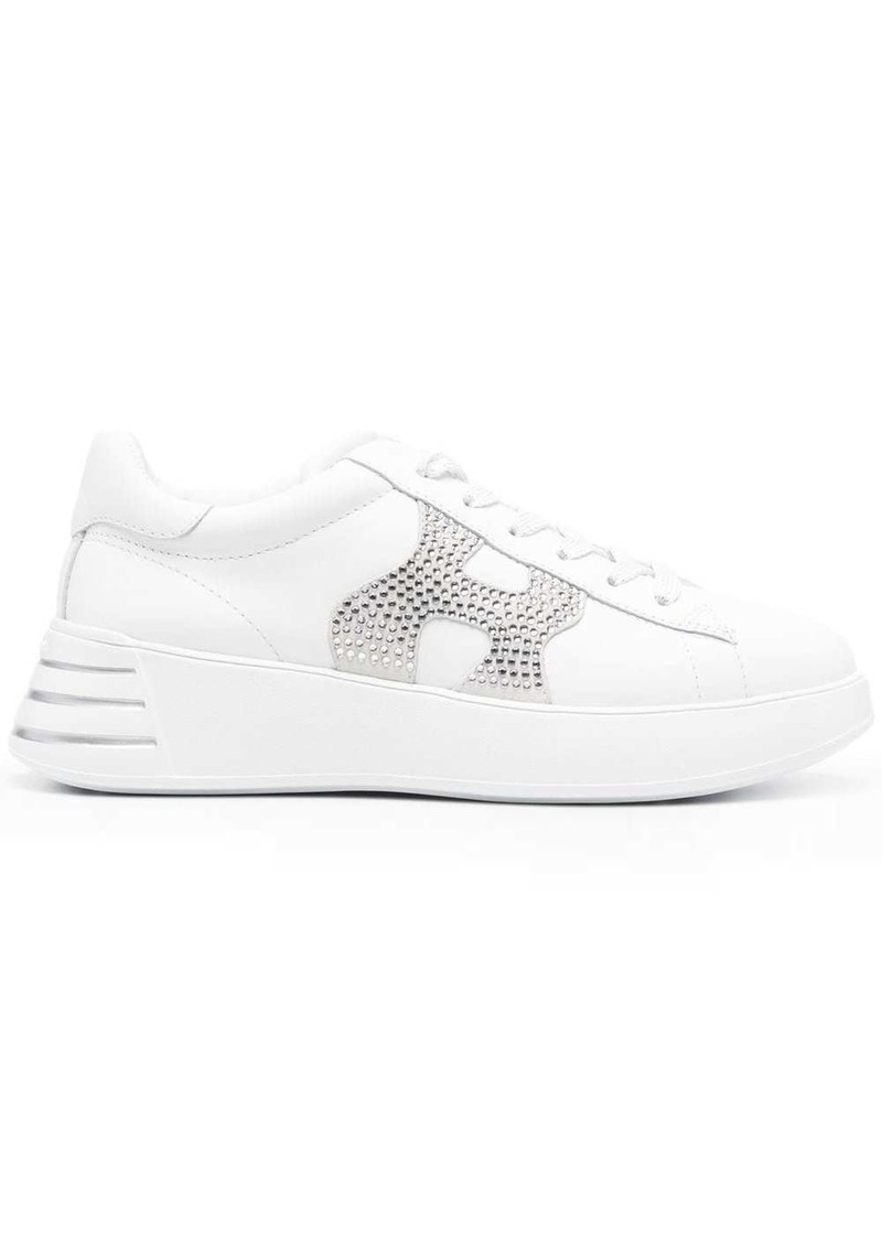 Hogan rhinestone low-top sneakers