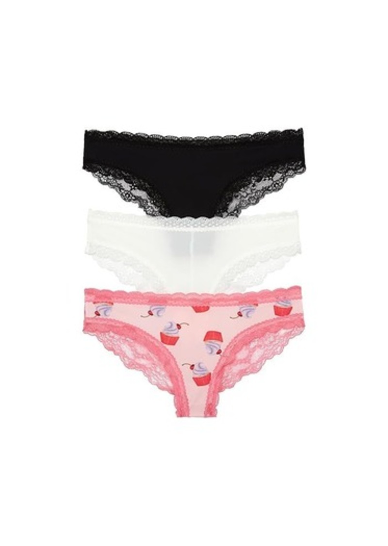 Honeydew Aiden 3-Pack Lace Back Hipster