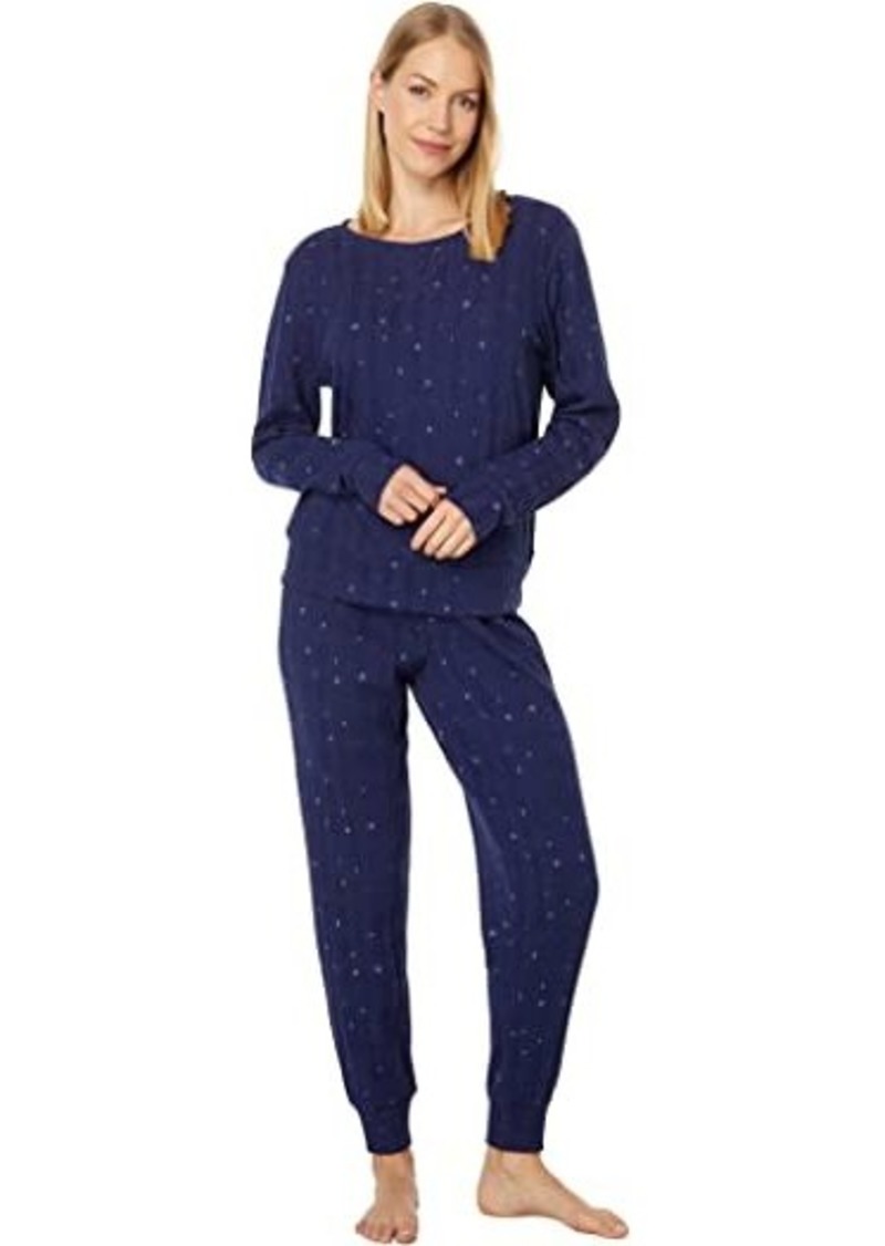 Honeydew Cabin Cozy Jacquard Knit Lounge Set