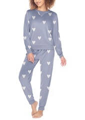 Honeydew Dream Queen Fleece Loungewear Set - Lunar Hearts