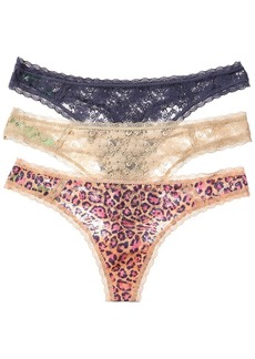 Honeydew Intimates 3pk Lady In Lace Thong