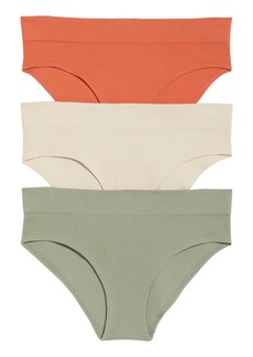 Honeydew Intimates Bailey Assorted 3-Pack Hipster Briefs in Terracotta/Calm/Taurus at Nordstrom