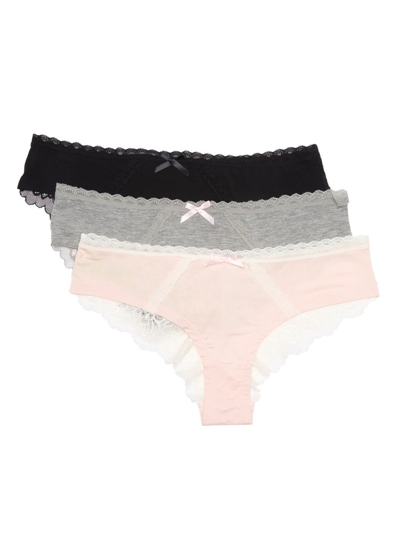 Honeydew Intimates Bri Hipster - Pack of 3 in Bas9 at Nordstrom Rack