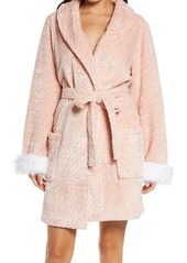 Honeydew Intimates Chilled Out Robe with Faux Fur Trim
